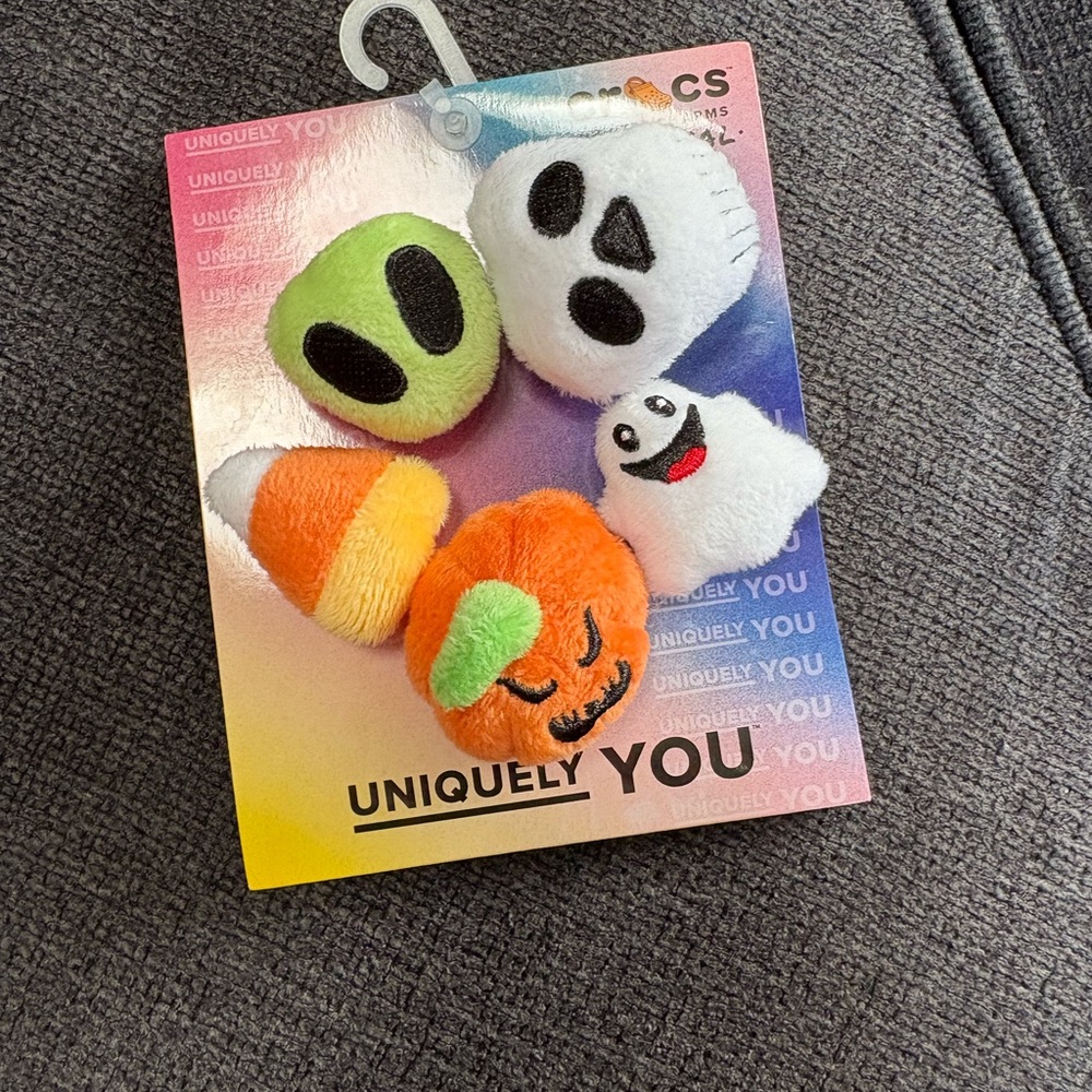 CROCS Jibbitz Charms - Green, White, Orange